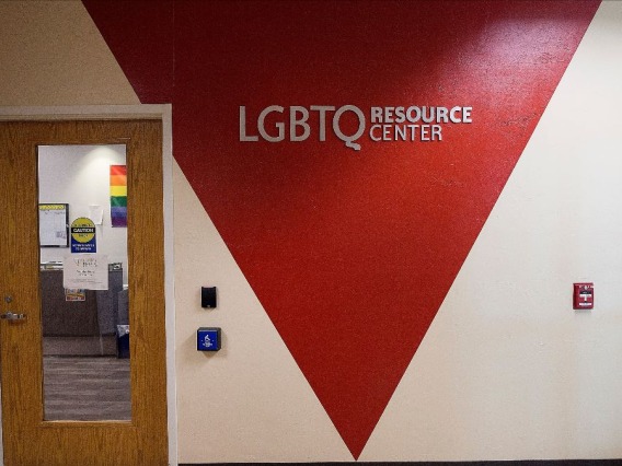 LGBTQ Resource Center wall