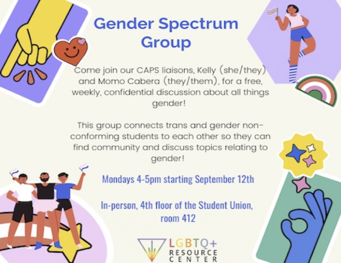 Gender Spectrum Group flyer